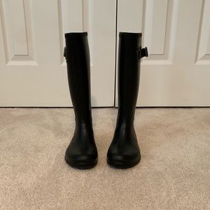 Black Rain Boots